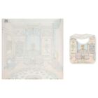 Baby Girls Pink French Bedroom Carr&eacute; Swaddle & Bib Gift Set, 1, hi-res