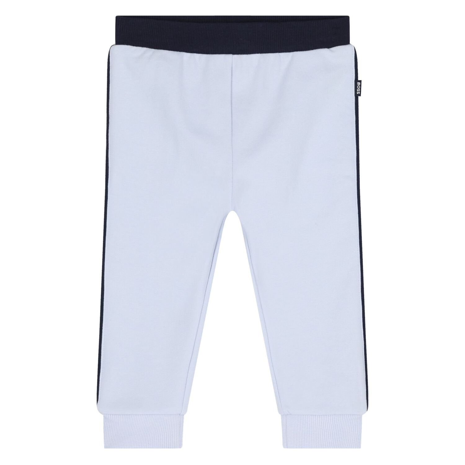 بدله رياضيه للاولاد بالشعار باللون الابيض والازرق , 1, hi-res