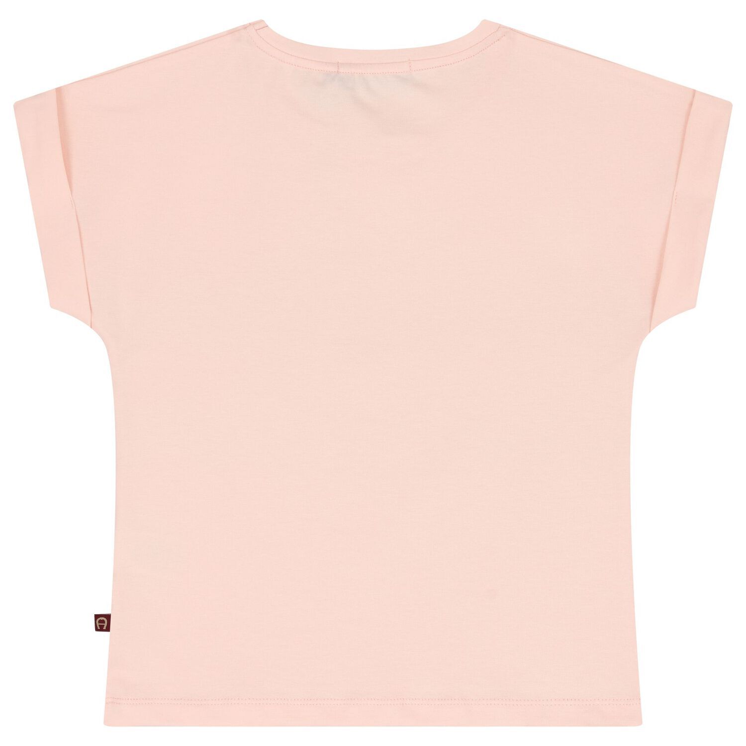 Girls Pink Zigzag Logo T-Shirt, 2, hi-res image number null