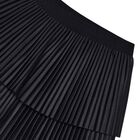 Girls Black Pleated Skirt, 1, hi-res