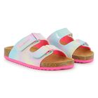 Girls Blue Embellished Sandals, 1, hi-res