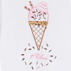 Girls Pink & White Geo Map Babygrow, 1, hi-res