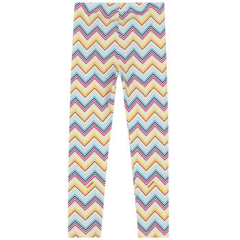 Girls Multi-Coloured Zigzag Leggings