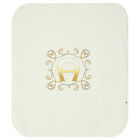 بطانية بالشعار باللون العاجي للبنات, 2, hi-res