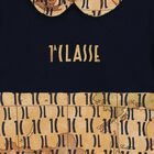 Baby Boys Navy & Beige Geo Map Babygrow, 1, hi-res