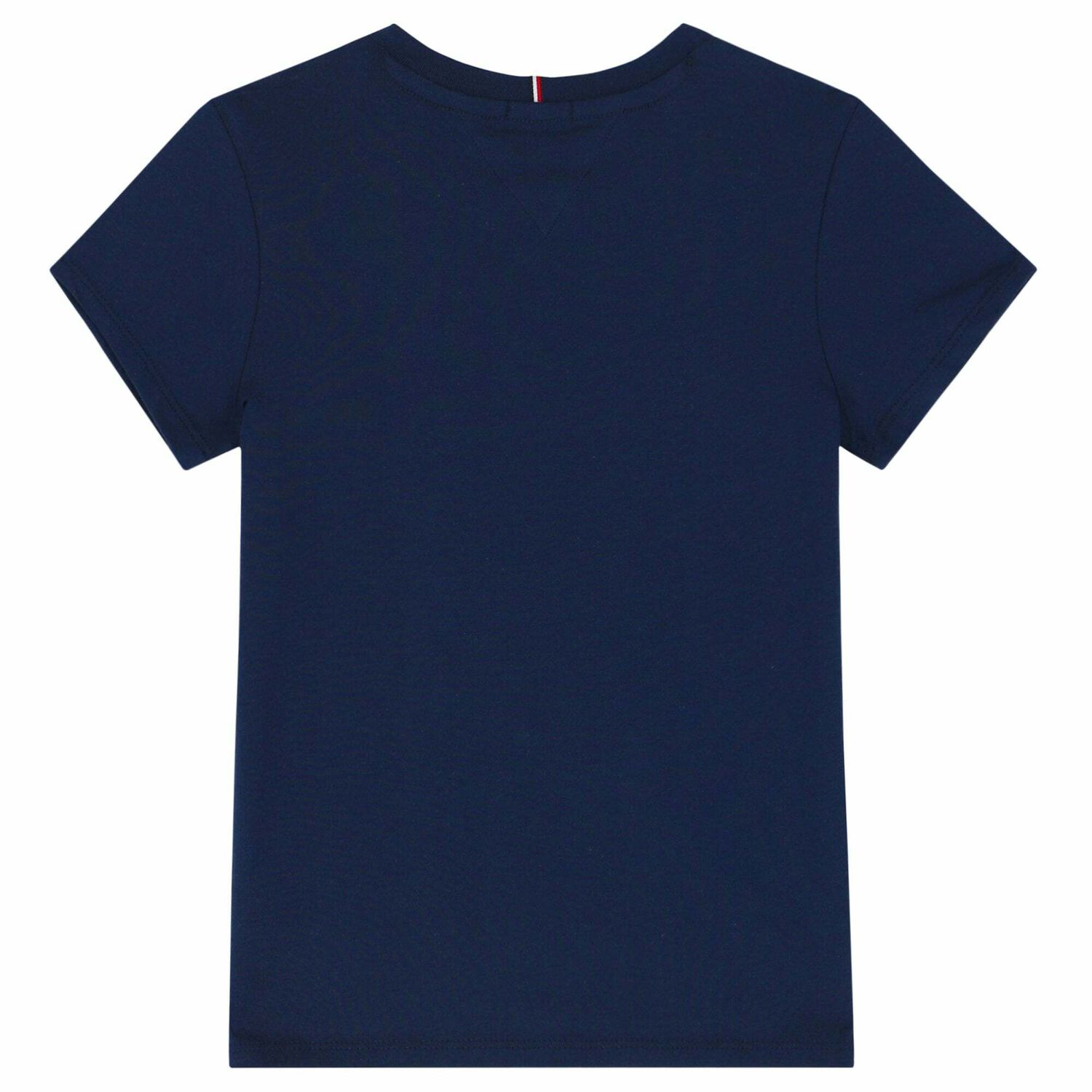 Girls Navy Holographic Logo T-Shirt, 1, hi-res image number null