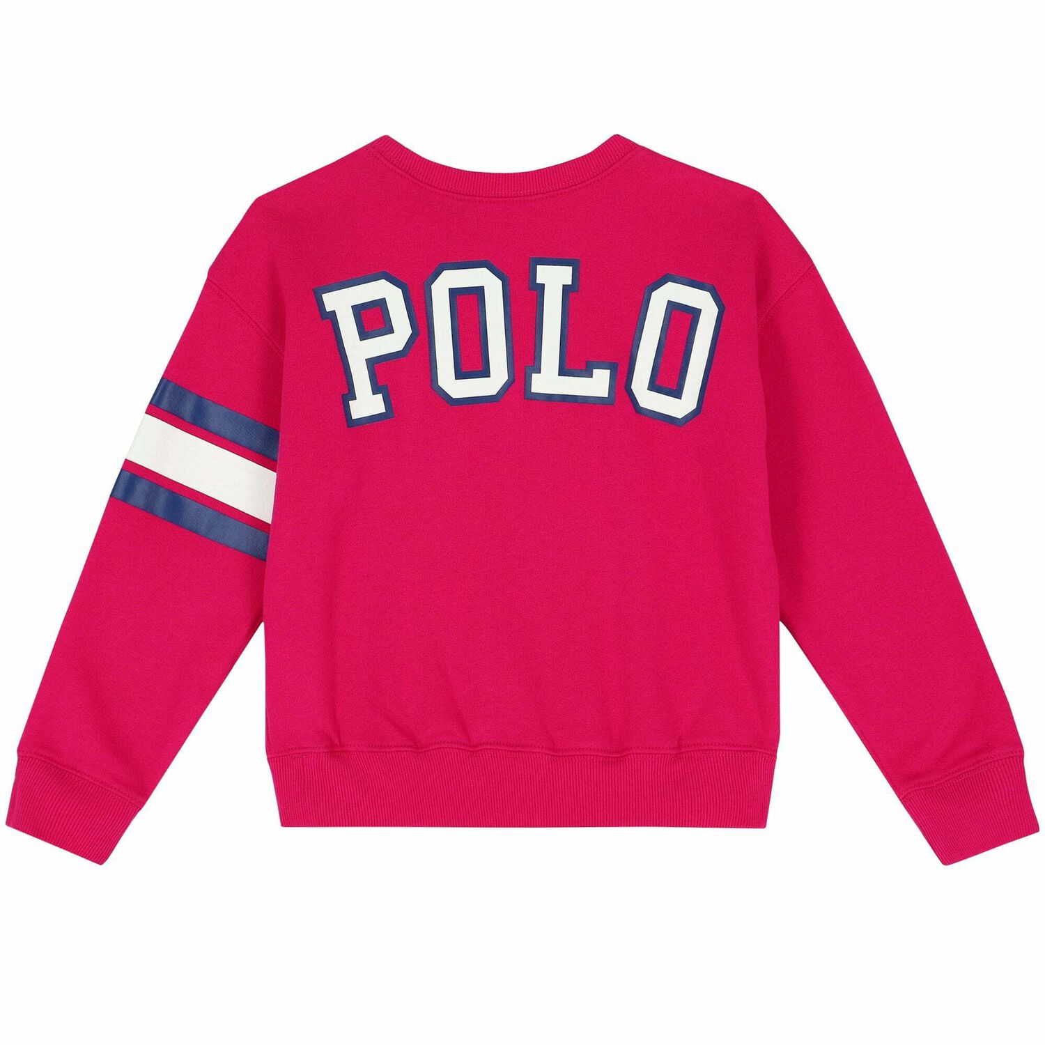 Girls Pink Logo Sweatshirt, 1, hi-res image number null