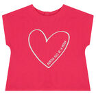 طقم تنورة بنات باللون الوردي والأبيض, 1, hi-res