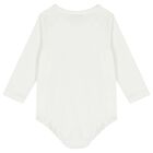 Baby Girls Beige & White Dress Set, 1, hi-res