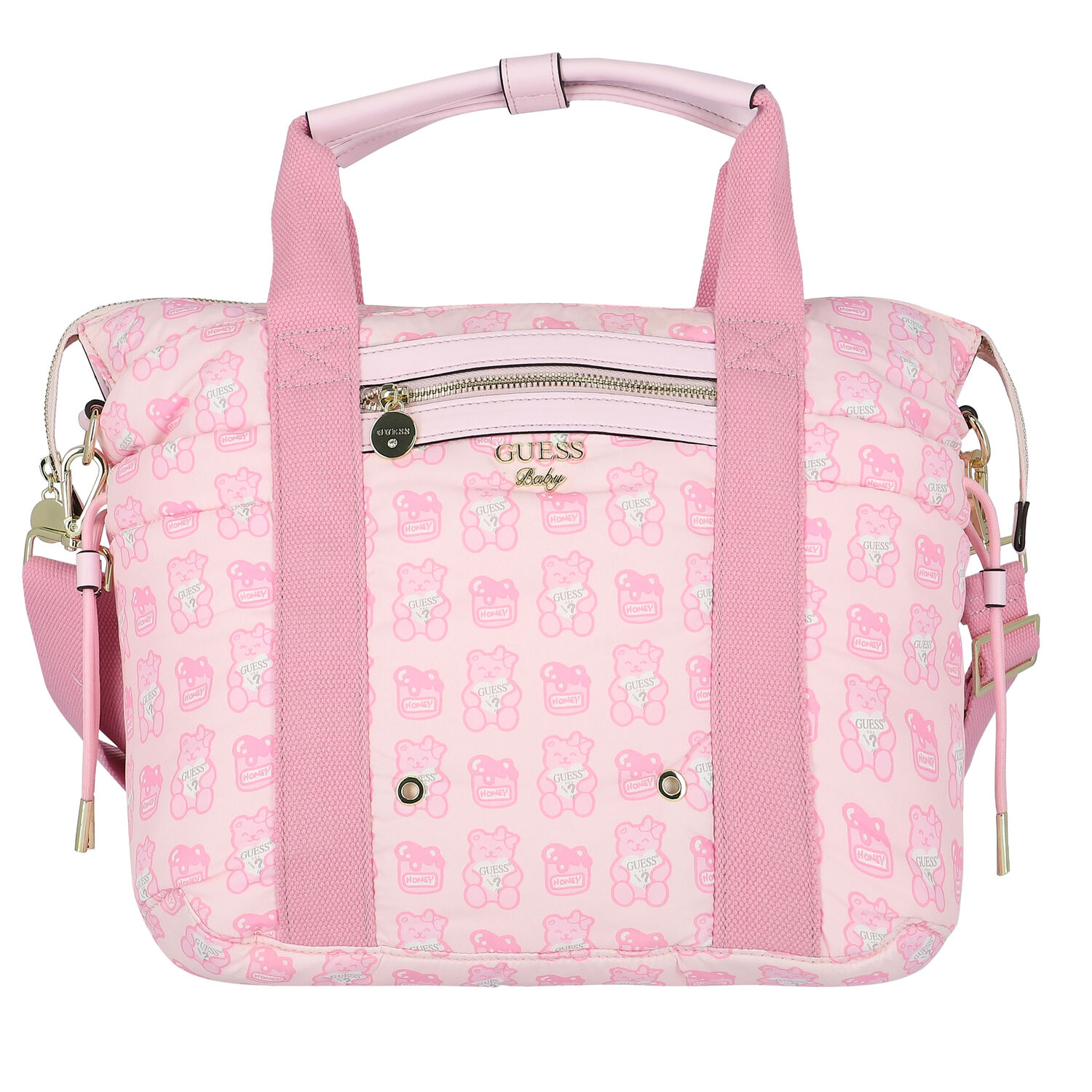 Pink Logo Baby Changing Bag, 4, hi-res