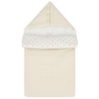 Baby Girls Beige & Ivory Logo Nest, 1, hi-res