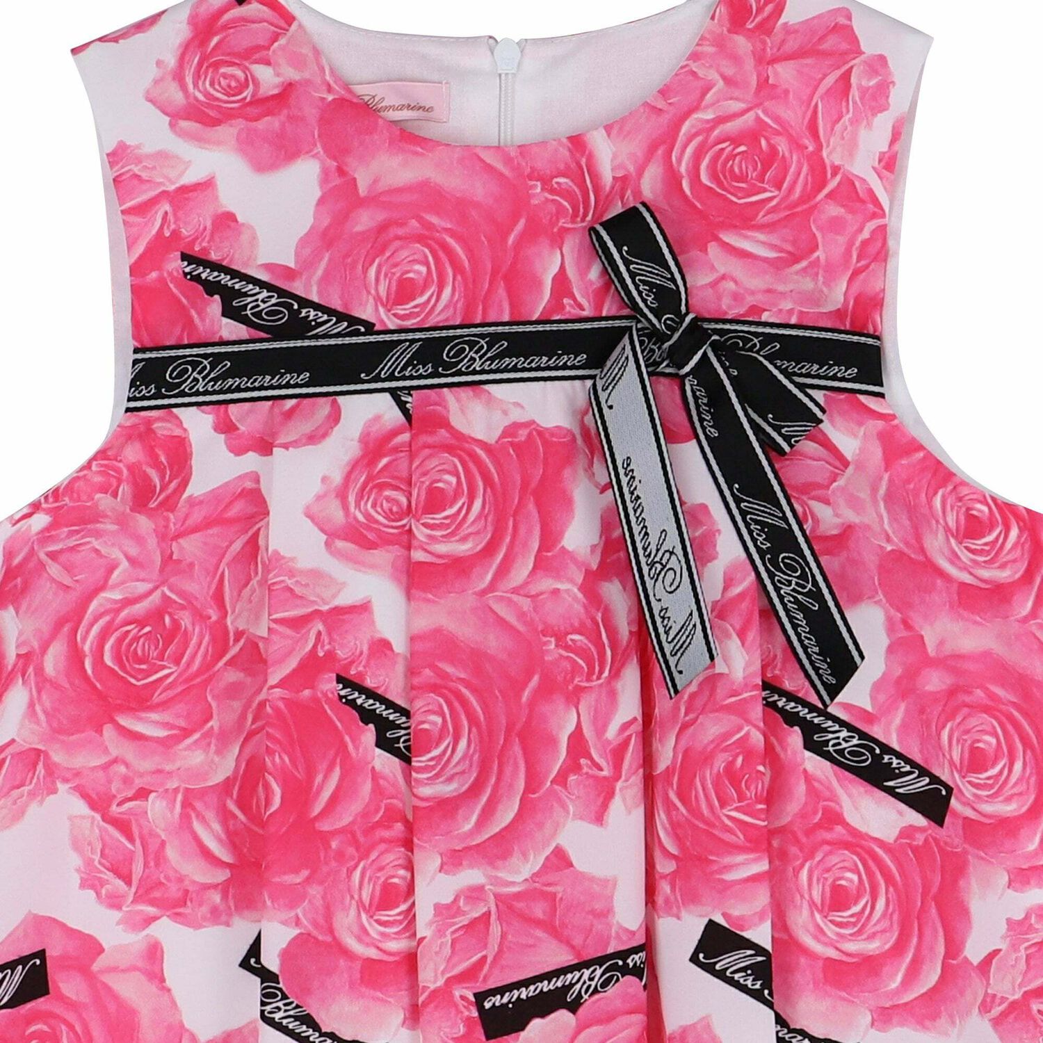 Girls Pink Floral Print Dress, 1, hi-res image number null