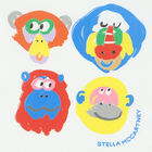 Younger Boys White Monkeys T-Shirt, 1, hi-res