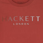 توب أولاد بأكمام بالشعار باللون الأحمر, 1, hi-res