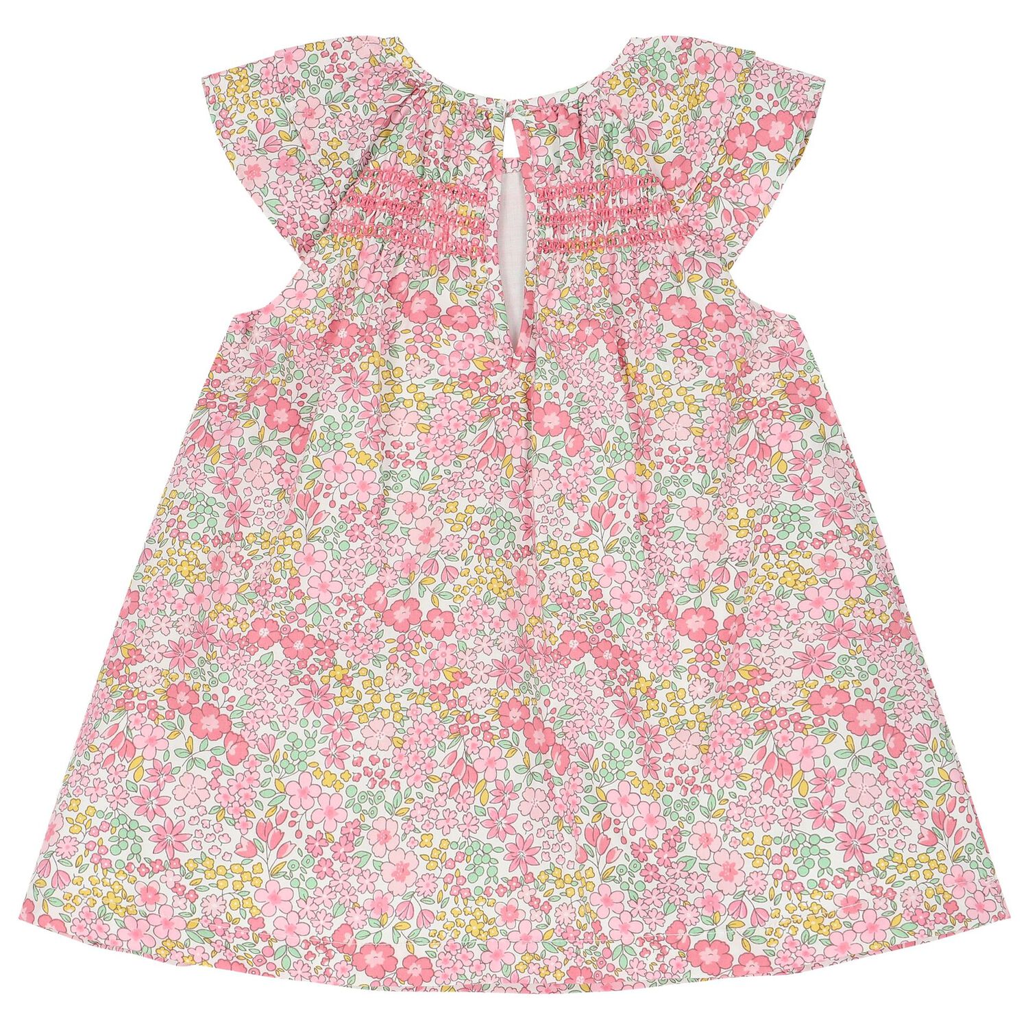 Baby Girls Pink Liberty Floral Dress Set, 1, hi-res image number null
