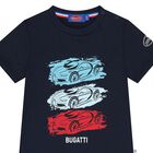 تيشيرت أولاد  بالشعار باللون الكحلى , 1, hi-res