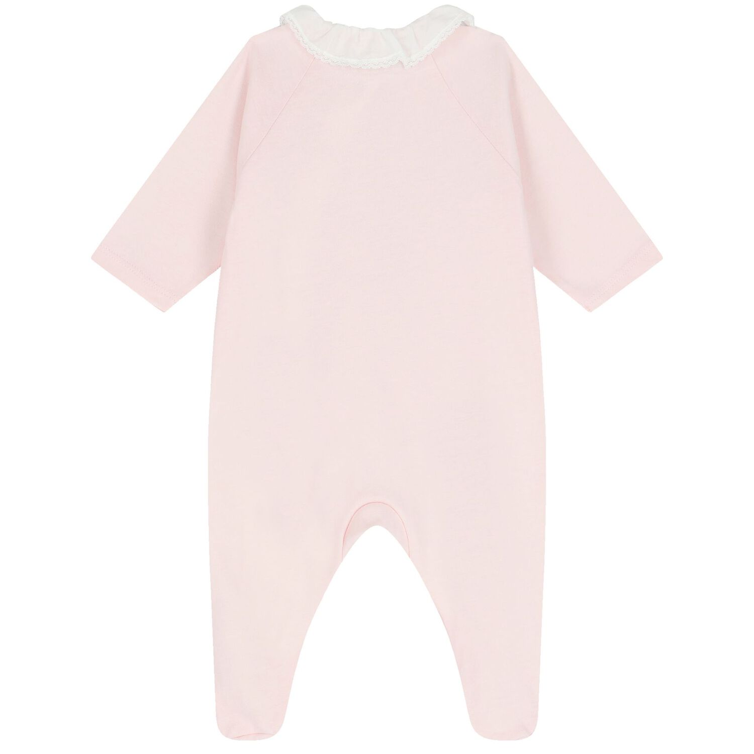 Baby Girls Pink Logo Babygrow, 2, hi-res