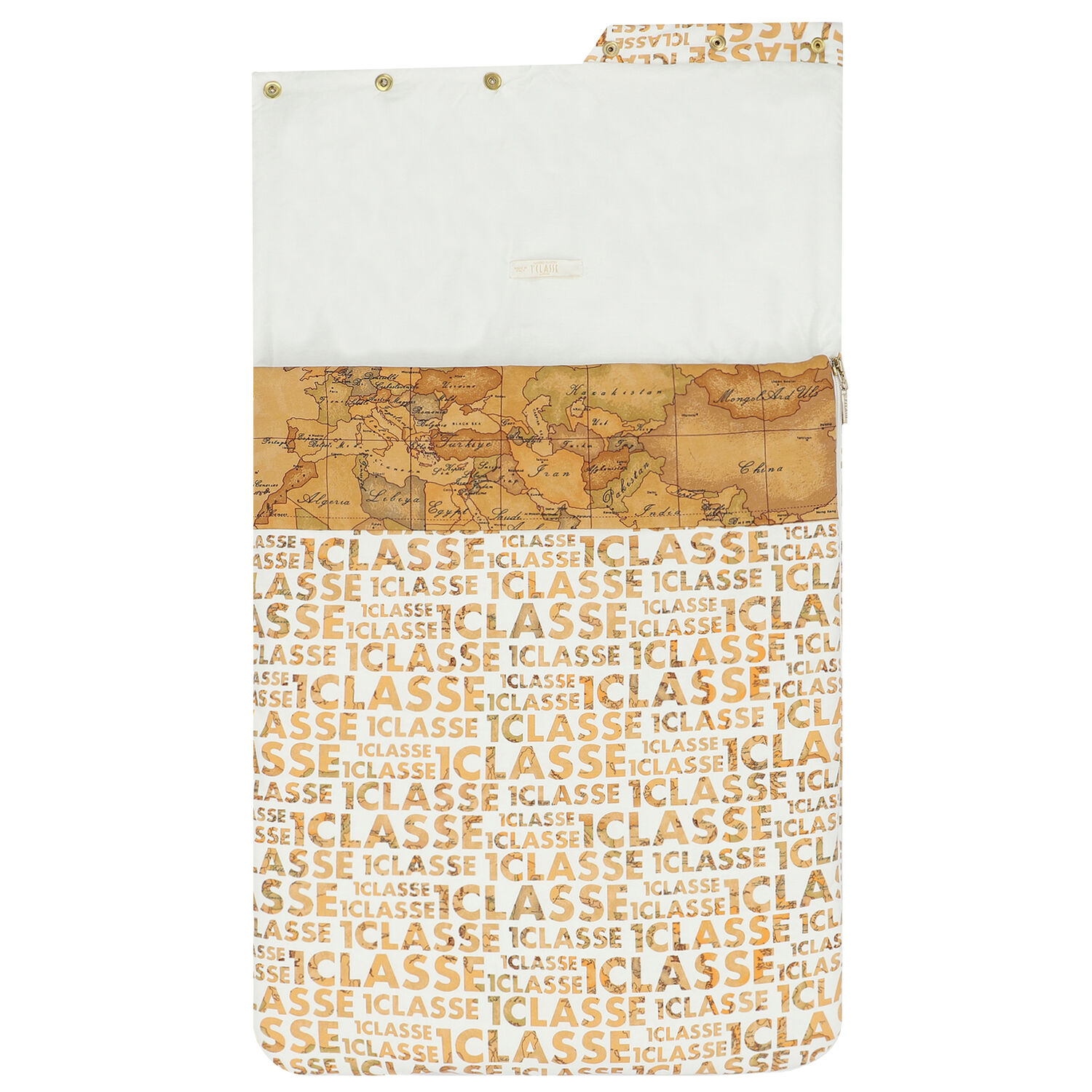 Ivory & Beige Geo Map Baby Nest, 1, hi-res image number null
