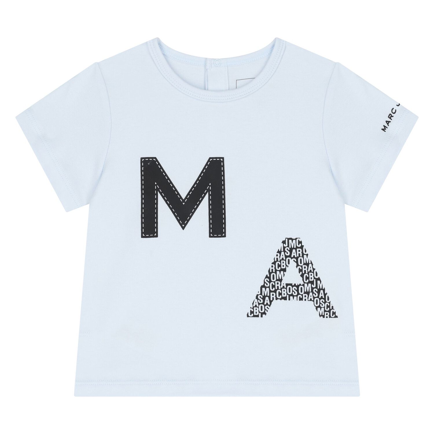 طقم شورت أولاد بالشعار باللون الأزرق والأسود للأطفال, 1, hi-res