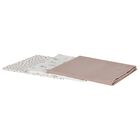 White & Beige Muslin Swaddles (3-Pack), 1, hi-res
