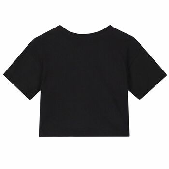 Girls Black Logo T-Shirt