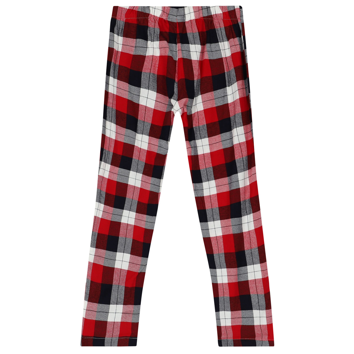 Girls Navy Blue & Red Festive Pyjamas, 1, hi-res