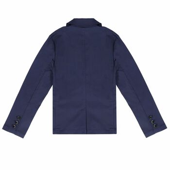Boys Navy Cotton Jacket