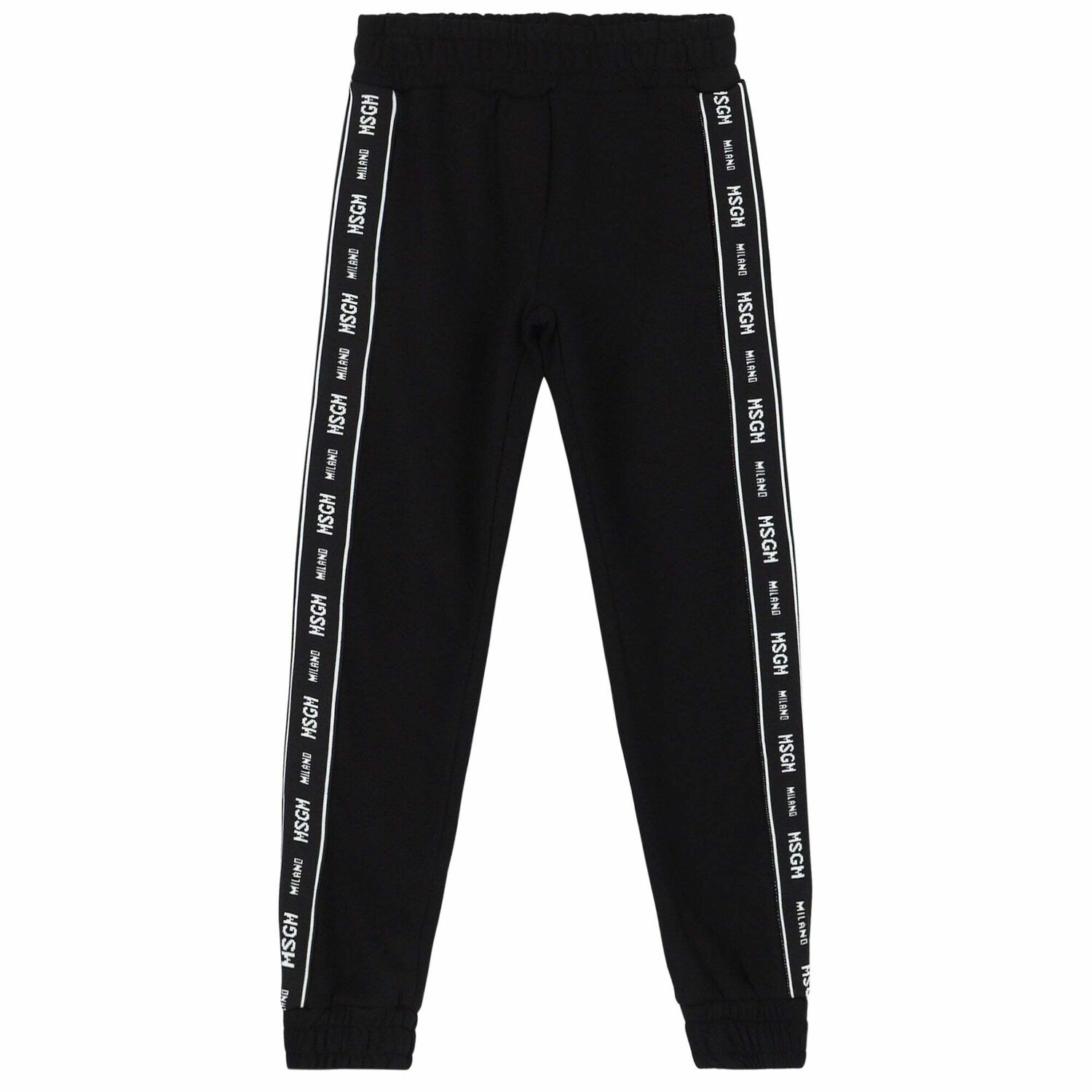 Black Logo Joggers, 1, hi-res