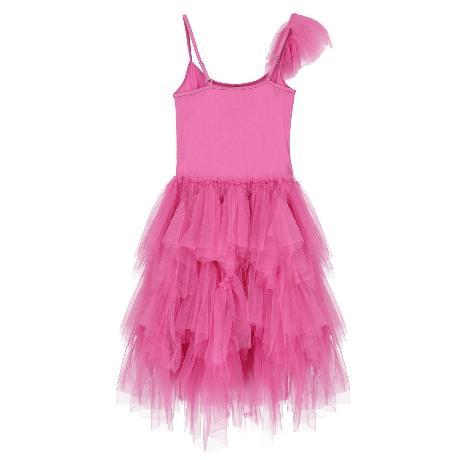Girls Pink Embellished Tulle Dress Set, 1, hi-res image number null