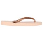 Girls Pink Logo Flip Flops, 1, hi-res