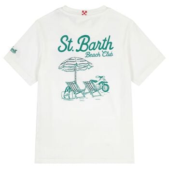 Boys White Logo T-Shirt