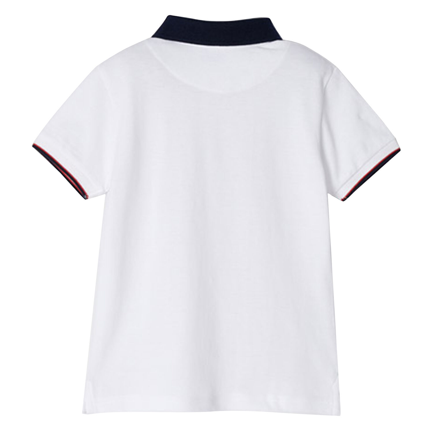 Boys White Graphic Polo Shirt, 1, hi-res image number null