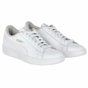 White Logo Trainers