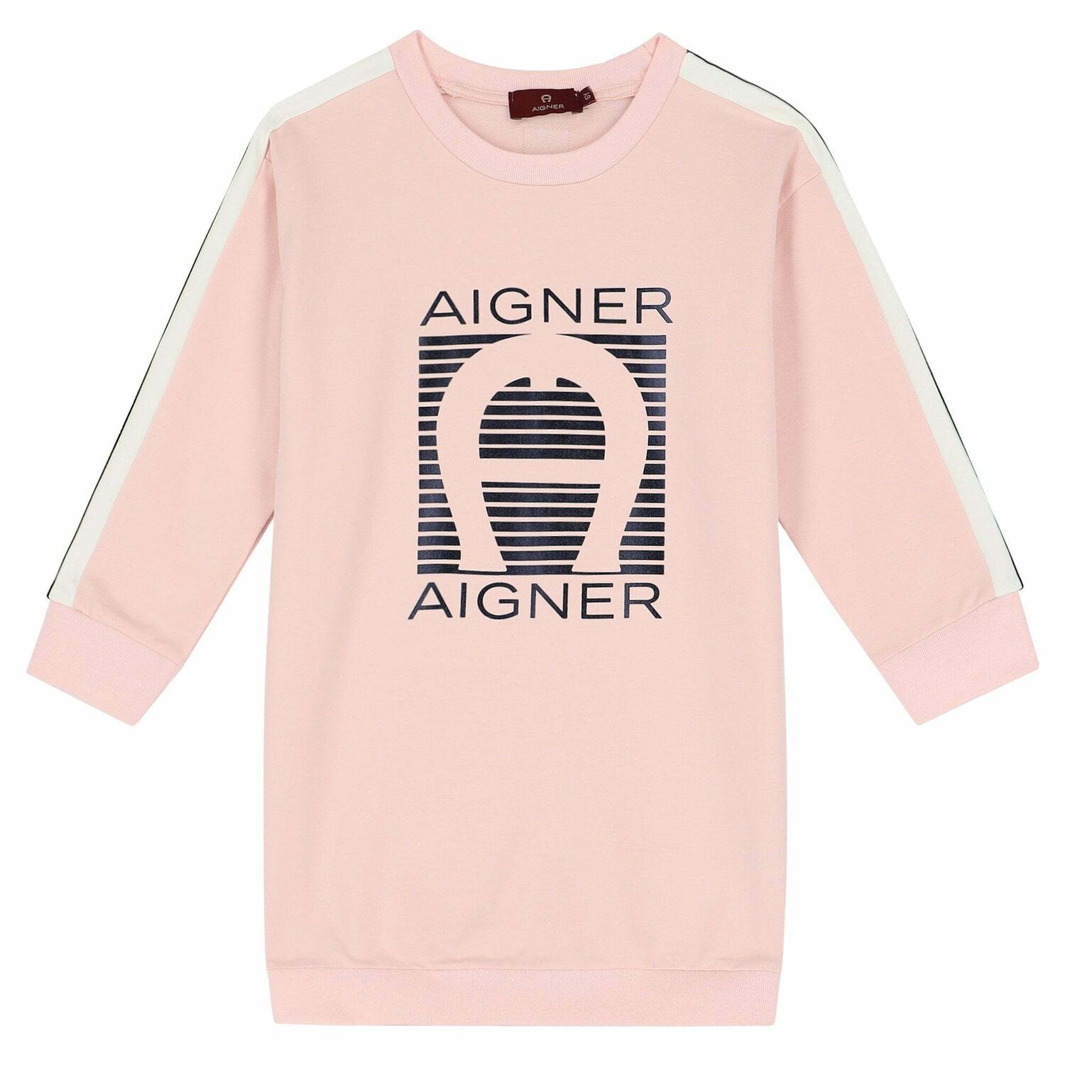 فستان بالشعار باللون الوردى, 2, hi-res image number null