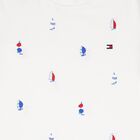 Boys White Sailboat Logo T-Shirt, 2, hi-res