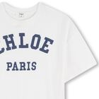 Girls Mini Me White T-Shirt Dress, 1, hi-res