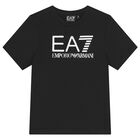 طقم شورت أسود للأولاد بشعار, 4, hi-res