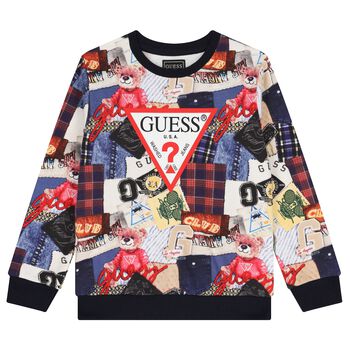 Boys Multi-Coloured Logo Sweatshirt