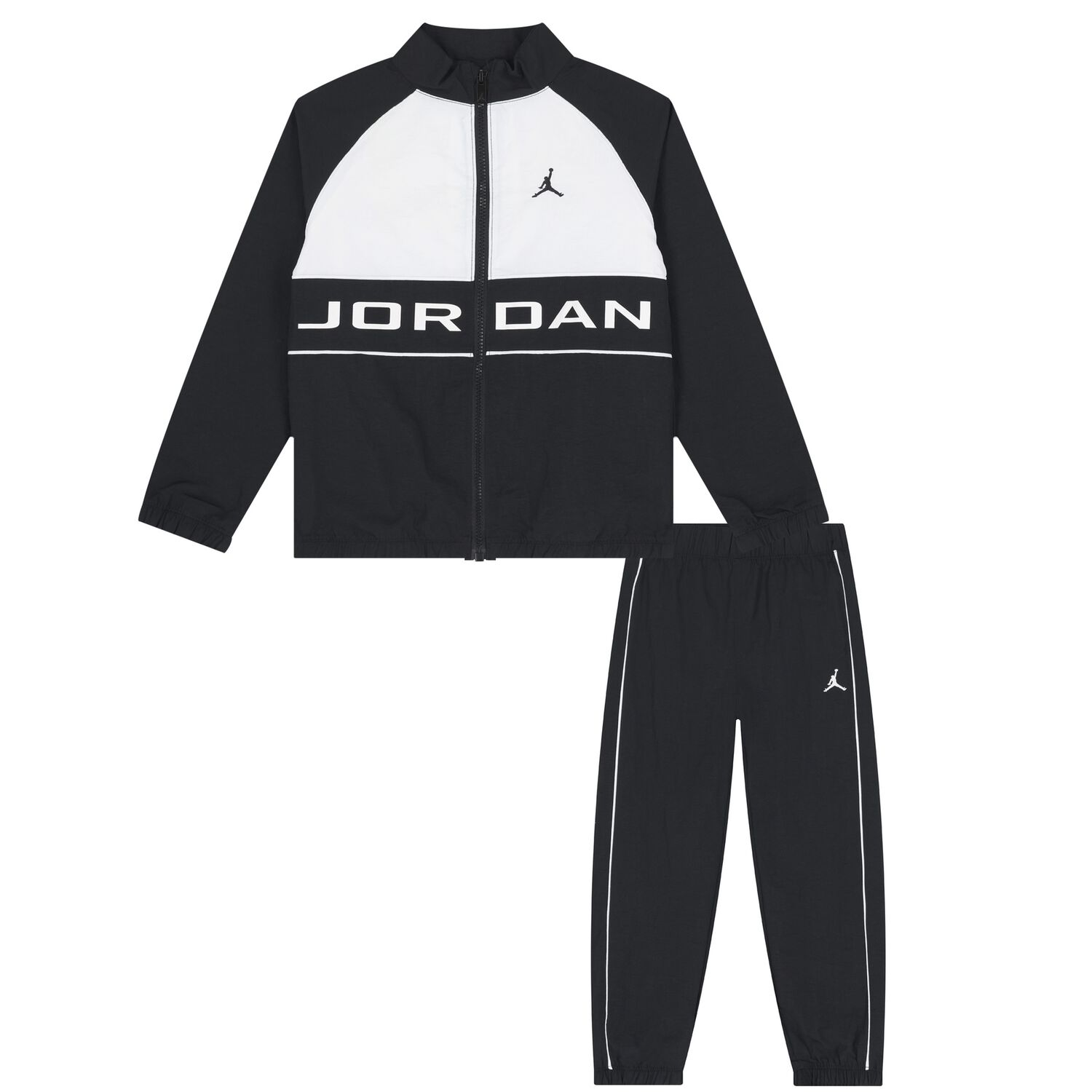 Boys Black Jordan Tracksuit, 1, hi-res