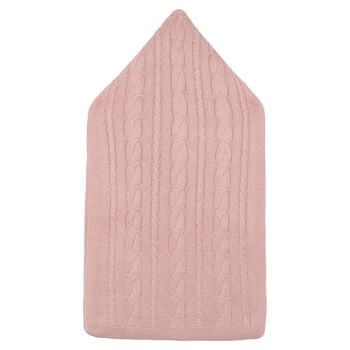 Baby Girls Pink Cable Knit Nest