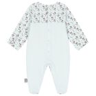 طقم  أفرول أولاد بشعار تيدي باللون الأزرق, 1, hi-res