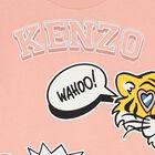 Girls Pink Tiger Logo T-Shirt, 1, hi-res