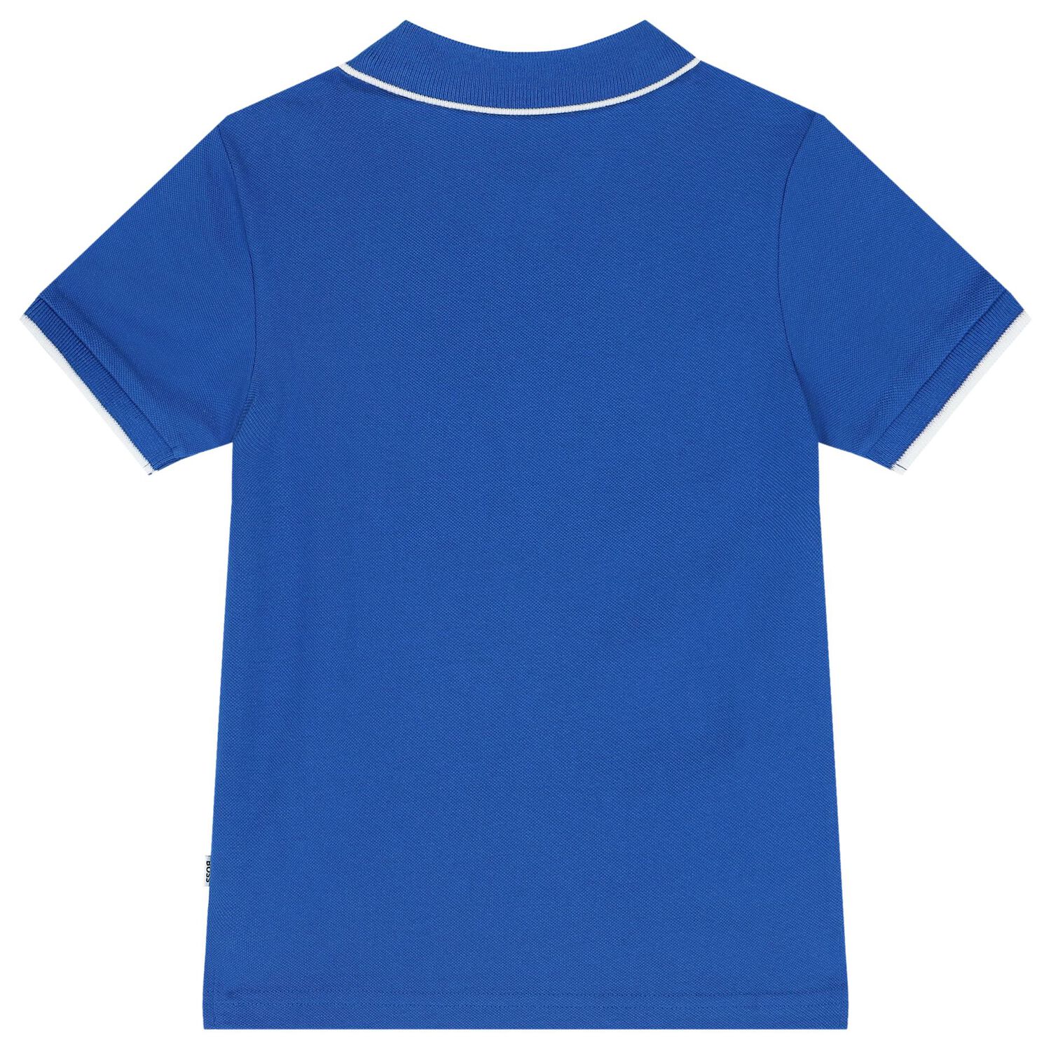 Boys Blue Logo Polo Shirt, 3, hi-res image number null