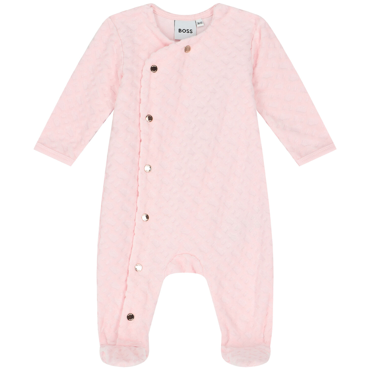 Baby Girls Pink Babygrow Gift Set, 3, hi-res