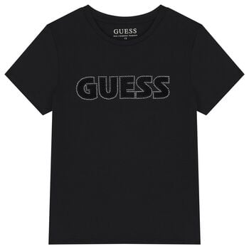 Girls Black Logo T-Shirt