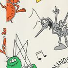 شورت بشعار حشرة باللون العاجي للأولاد, 1, hi-res