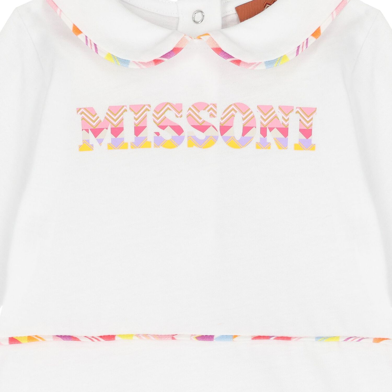 Baby Girls White Zigzag Babygrow Gift Set, 1, hi-res