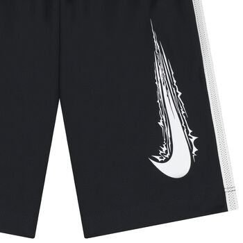 Boys Black Logo Shorts 