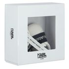 حذاء ما قبل المشي بالشعار باللون الأبيض, 1, hi-res