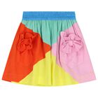 تنورة بنات بفيونكة متعددة الألوان, 1, hi-res